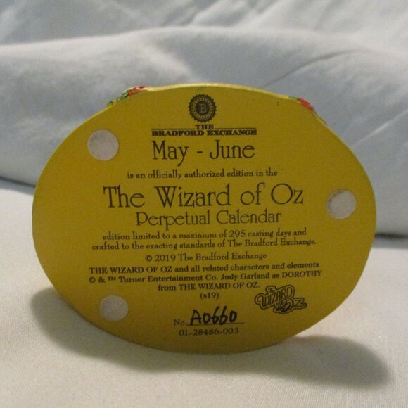 Bradford Exchange “Wizard of Oz” Collectibles - The Professor - … - Picture 4 of 4